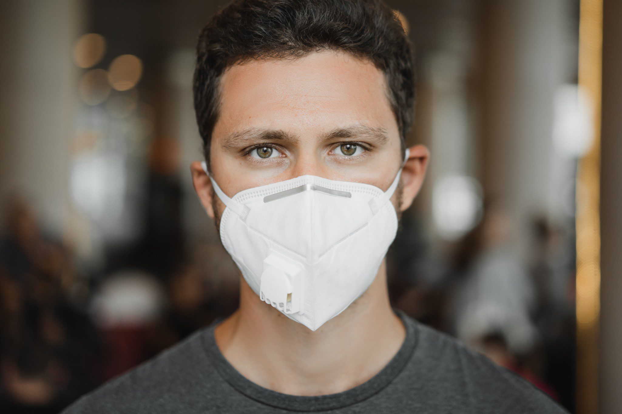 Man wearing a mask