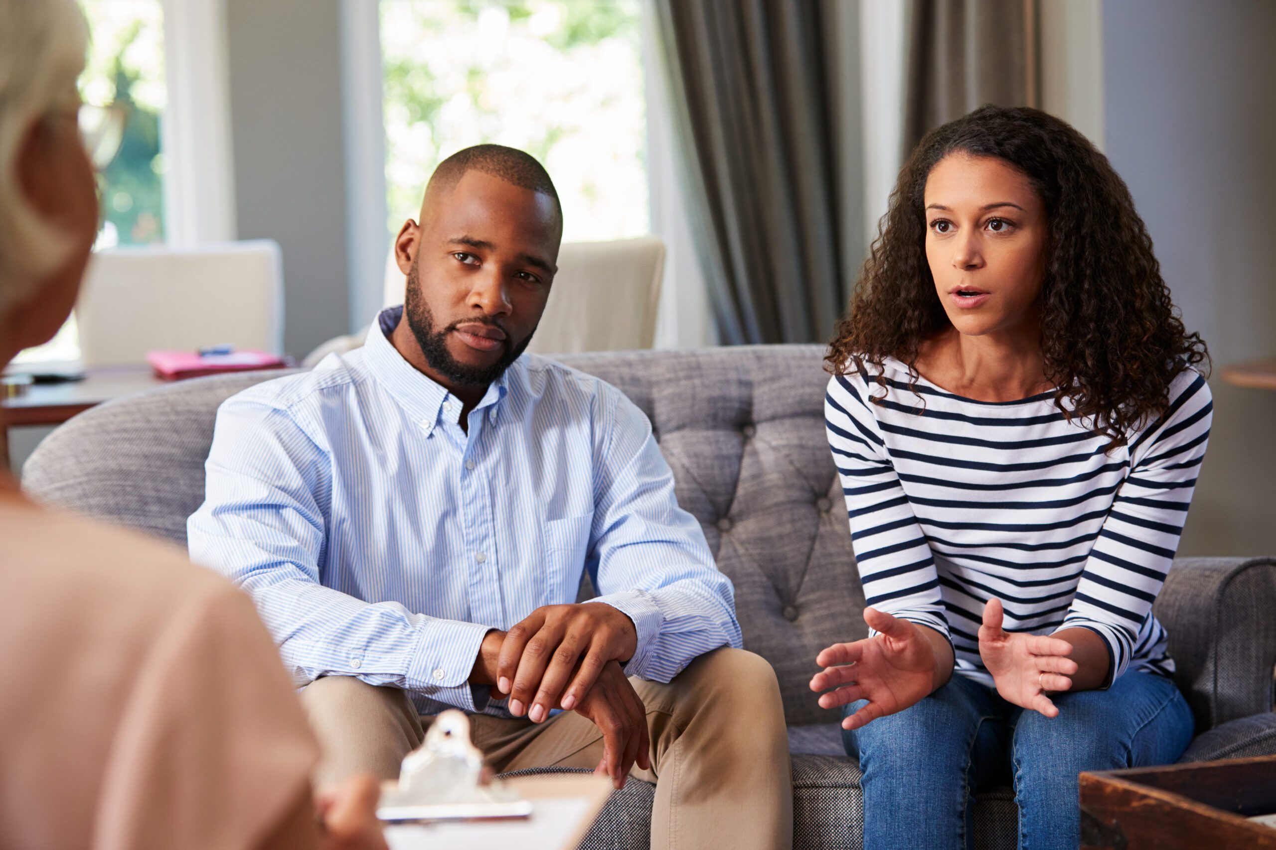 Couple on counseling